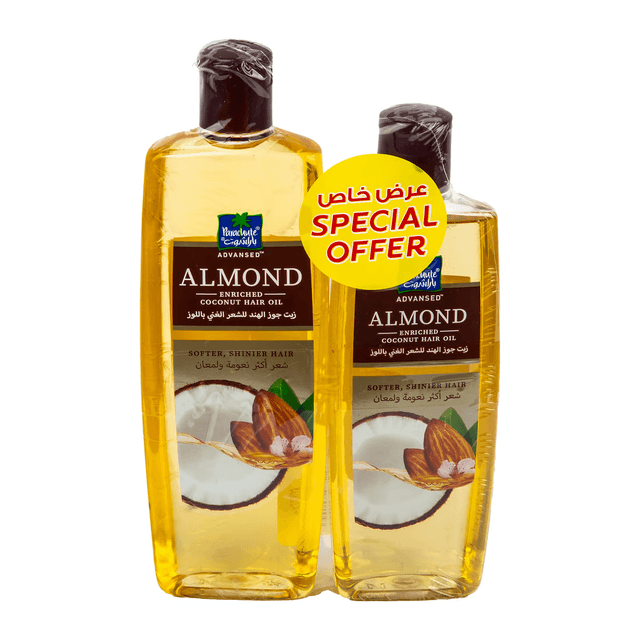 PARACHUTE ADVANSED COCONUT HAIR OIL ALMOND PROMO 15% OFF 300ML+200ML