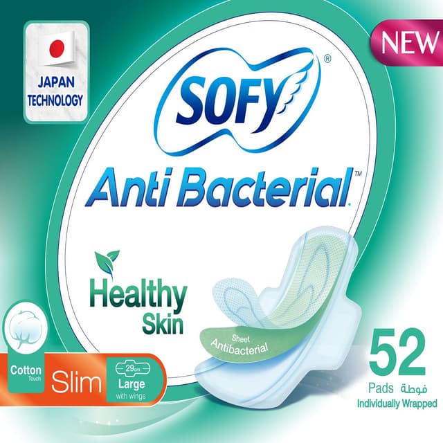 SOFY SANITARY NAPKIN SLIM LARGE 52S