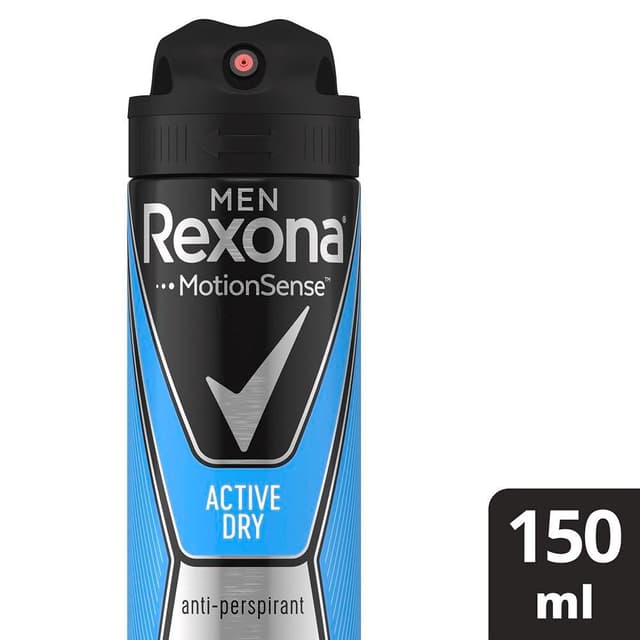 REXONA DEO SPRAY ACTIVE DRY 150ML