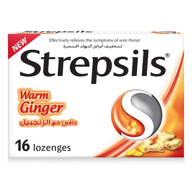 STREPSILS WARM GINGER 16S