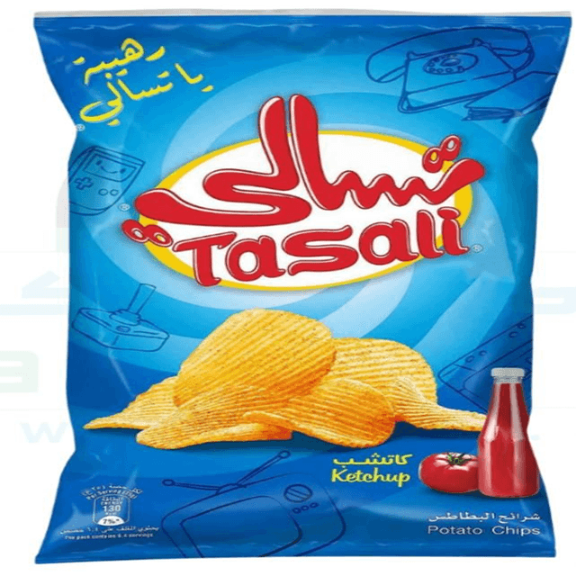 تسالي شيبس بطاطس كاتشب 12G