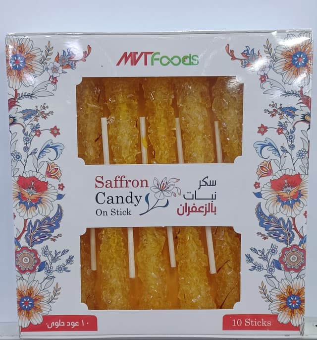 MVT SAFFRON CANDY ON STICK 160G