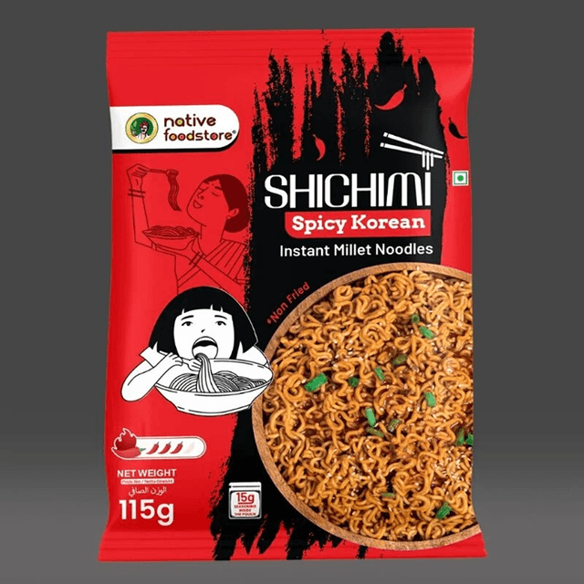 NATIVEFOOD INSTANT NOODLES SPICY KOREAN 115G