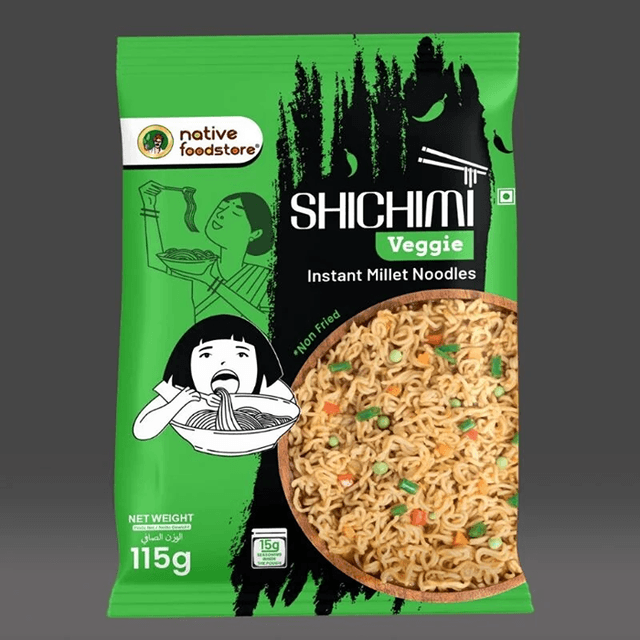 NATIVEFOOD INSTANT NOODLES VEGGIE 115G