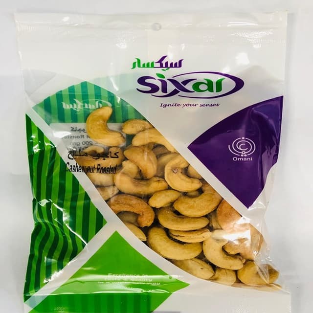سيكسار كاجو محمص 200G