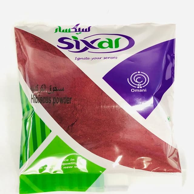 سيكسار بودرة الكركديه مجففة 100G