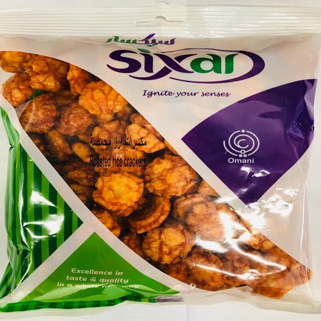 سيكسار بسكويت أرز محمص 250G