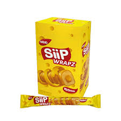NABATI SIIP WRAPZ CHOCOLATE COATED SNACK 14.5GX12