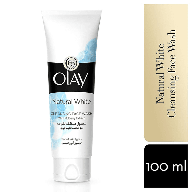 OLAY NATURAL WHITE FACE WASH PROMO 100ML