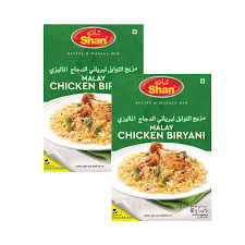 شان ماسالا مكس مالاي دجاج برياني 2X60G PROMO