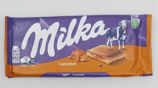 MILKA CHOCOLATE CARAMEL 95G