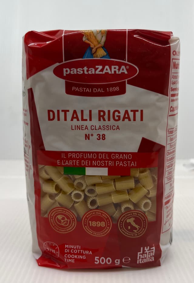 باستا زارا ديتالي ريجاتي رقم 38 500G