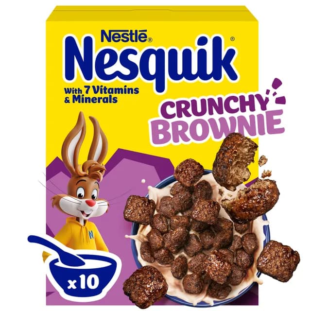 NESQUIK CRUNCHY BROWNIE CEREAL 300G