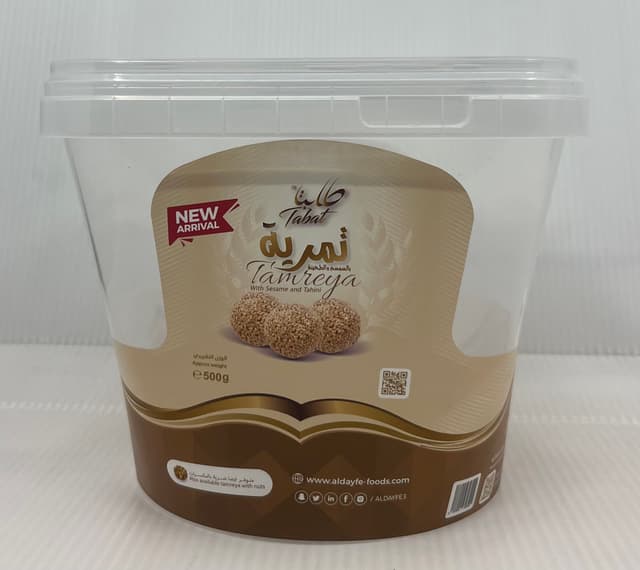 تبات تمرية بالسمسم والطحينية 500G