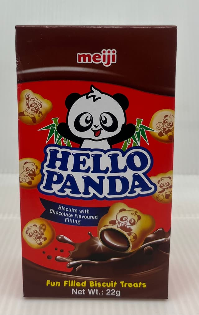 MEIJI HELLO PANDA BISCUIT CHOCOLATE FILLING 22G