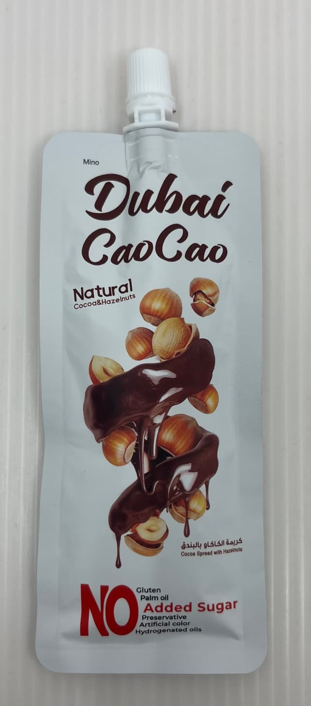MINO DUBAI CAO CAO COCOA SPREAD WITH HAZELNUT 35G
