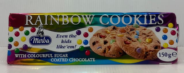 MERBA RAIBOW COOKIES 150G