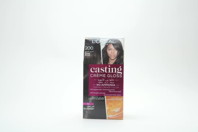 L'Oreal Gloss Ebony Black Casting Crème 1 pkt