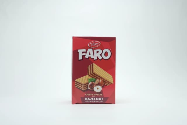 Tiffany Wafer Faro Hazelnut 12 X 40 g