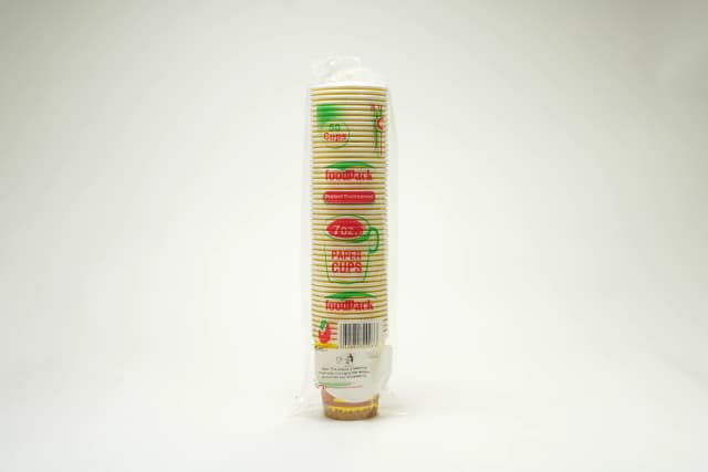 Foodpack Paper Cup W/Handle 7Oz 50 pcs