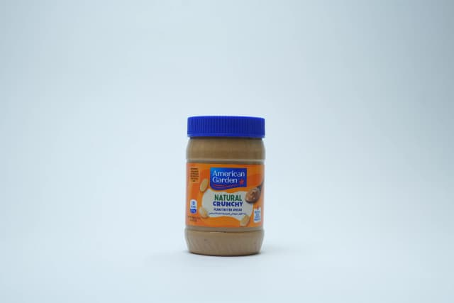 American Garden Natural Crunchy Peanut Butter 454 g