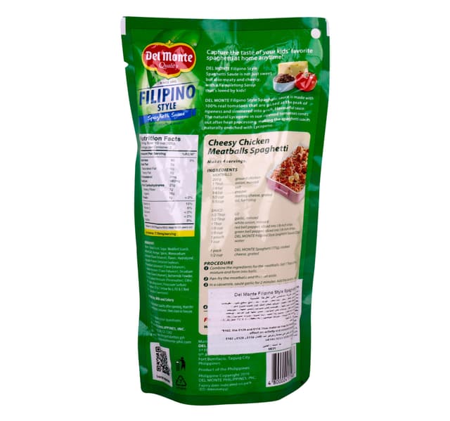 Del Monte Spaghetti Sauce Filipino Style 250 G