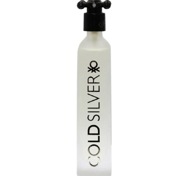 Benetton Cold Silver Eau De Toilette For Men 100ml