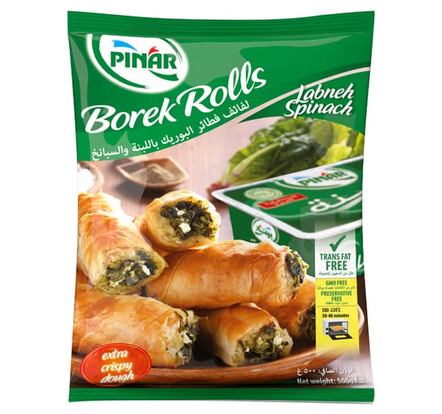 Pinar Borek Roll Labneh Spinach 500 G
