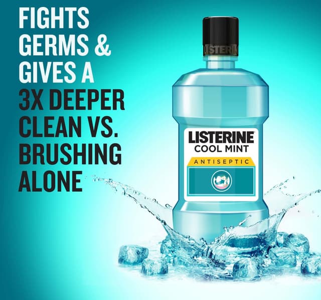 Listerine Cool Mint Antiseptic Mouthwash 500ml