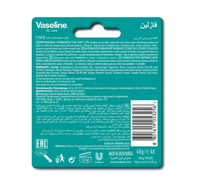 Vaseline Mint Lip Care 48 G