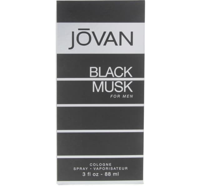 Jovan Black Musk Cologne Spray For Men 88 Ml