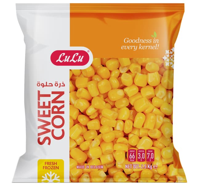 Lulu Frozen Sweet Corn 25 Kg