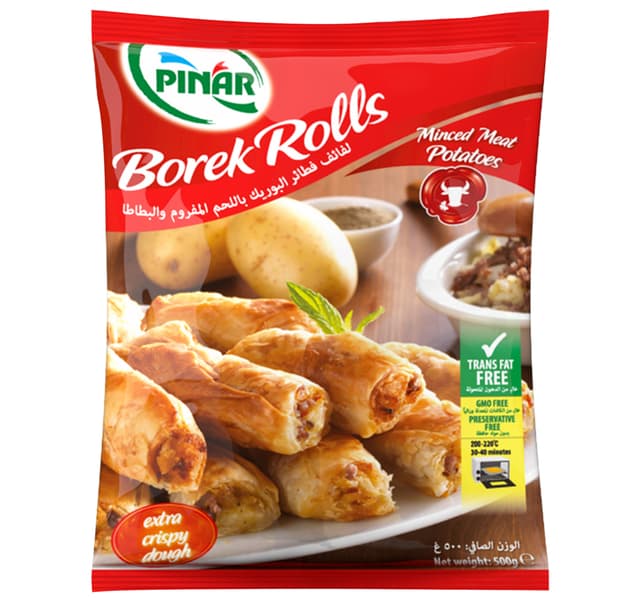 Pinar Borek Roll Minced Meat Potatoes 500 G