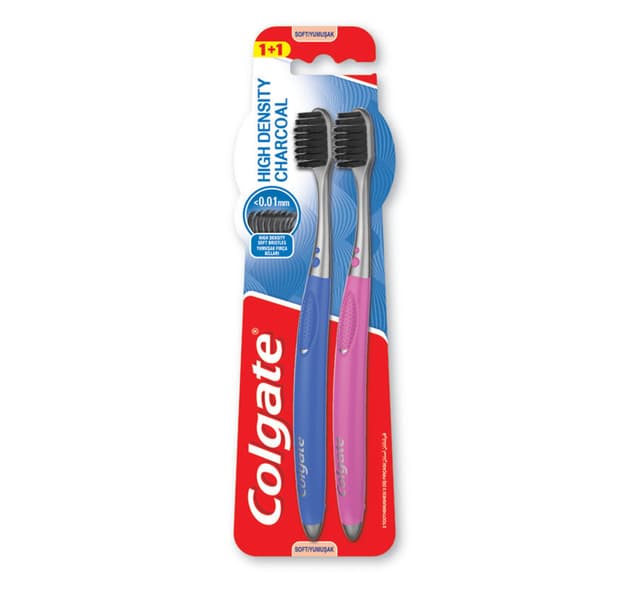 Colgate High Density Charcoal Toothbrush Soft Assorted Colour 11
