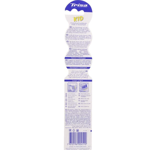 Trisa Kid Tooth Brush 3 6 Years Assorted Colours 1 Pc