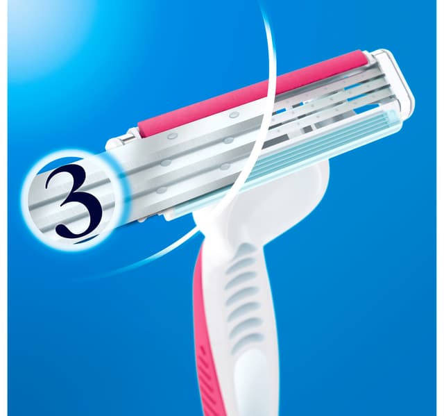 Gillette Simply Venus 3 Blade Plus Disposable Razor 3 Pcs