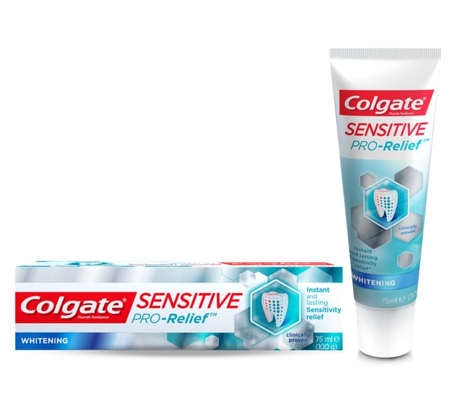 Colgate Fluoride Toothpaste Sensitive Prorelief Whitening 75 Ml