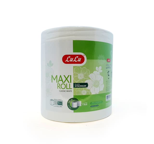 Lulu Maxi Roll Classic White 350m 1ply 1 Roll