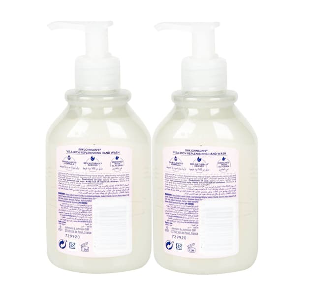 Johnsons Vita Rich Raspberry Peony Handwash 2 300 Ml