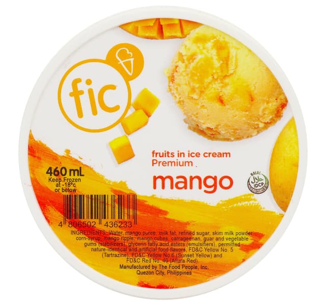 Fic Premium Mango Ice Cream 460 Ml