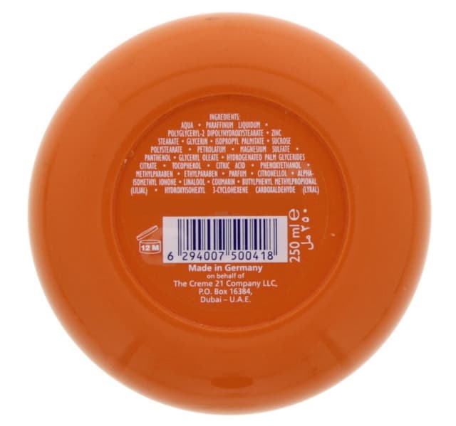 Creme 21 All Day Cream With Pro Vitamin B5 250 Ml