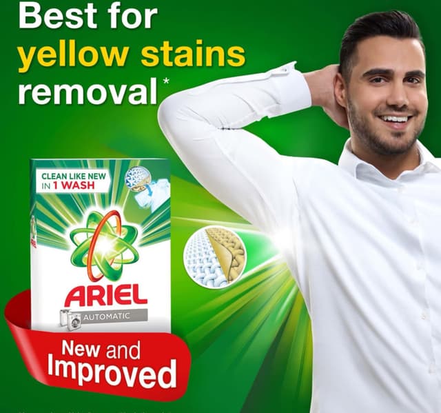 Ariel Automatic Washing Powder Front Load Concentrated Value Pack 15 Kg