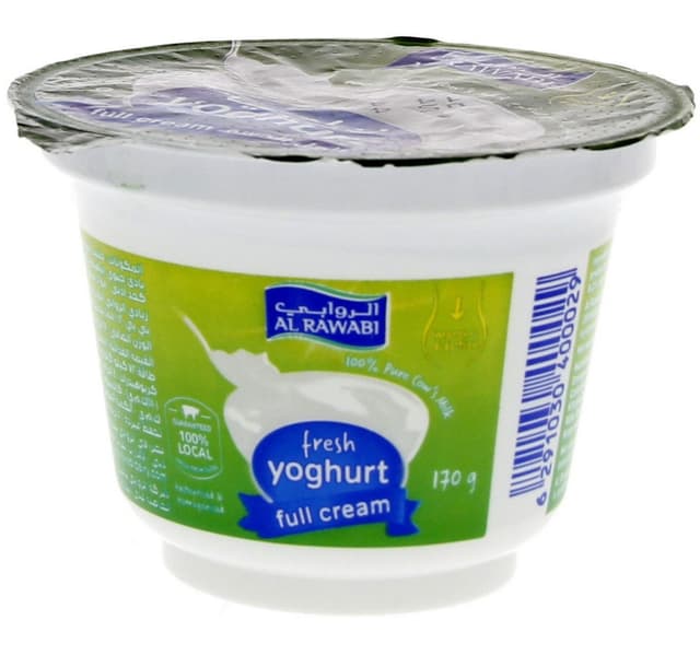 Al Rawabi Full Cream Fresh Yoghurt 170 G