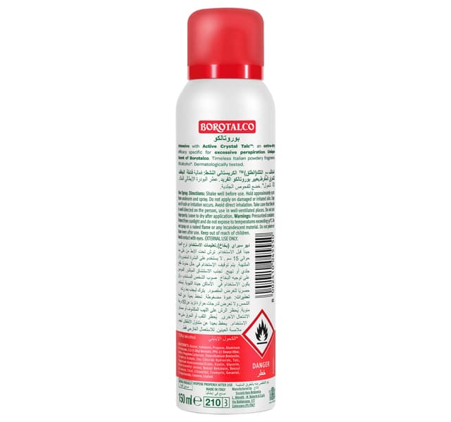 Borotalco 72h Intensive Deo Spray For Women 150 Ml