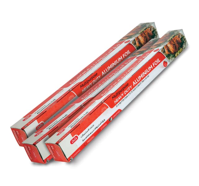 Lulu Heavy Duty Aluminium Foil 375sqft 3 Pcs