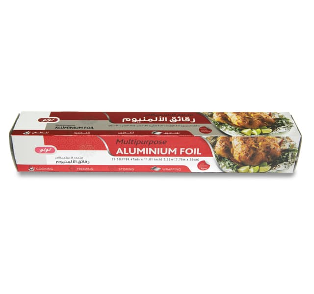 Lulu Multipurpose Aluminium Foil Size 775m 30cm 25sqft 1 Pc
