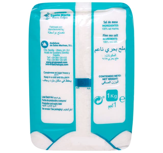 Ibersal Fine Sea Salt 1 Kg