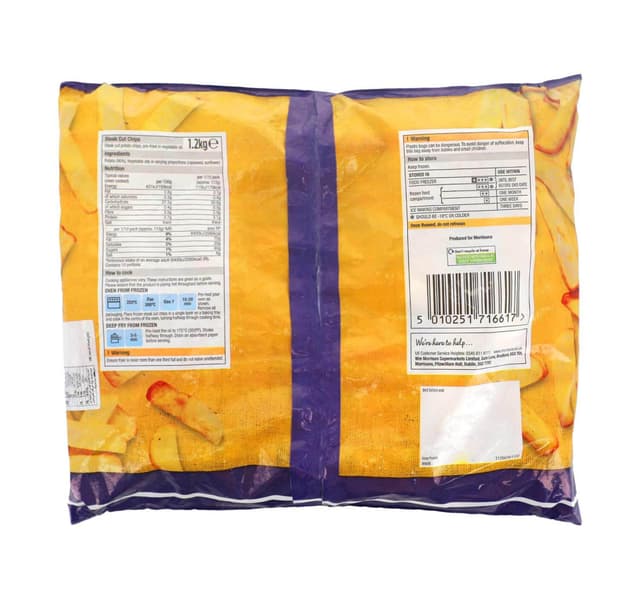 Morrisons Steak Cut Chips 12 Kg