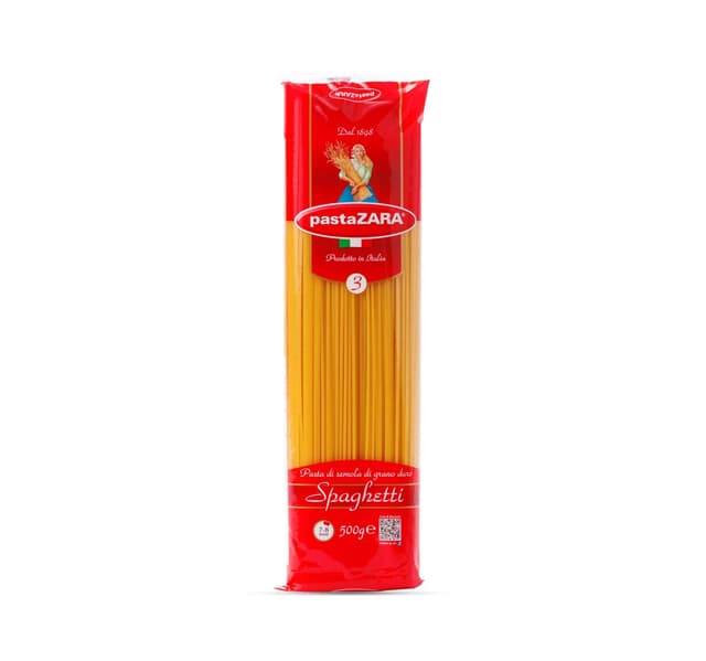 Pasta Zara Capellini Spaghetti No3 500 G