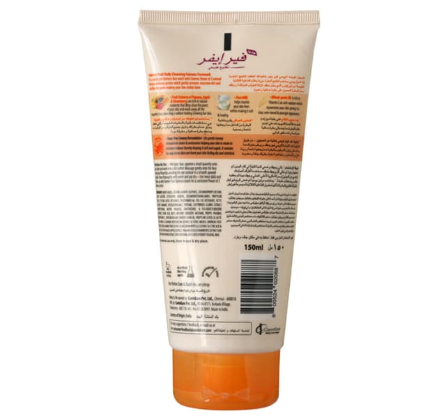 Cavin Kare Fairever Natural Fairness Face Wash Fruit Extracts Pure Milk 50